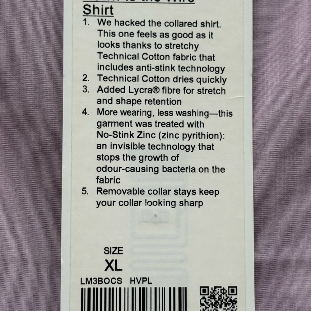 lululemon athletica Light Purple Casual Button Down Shirt - Picture 4 of 8